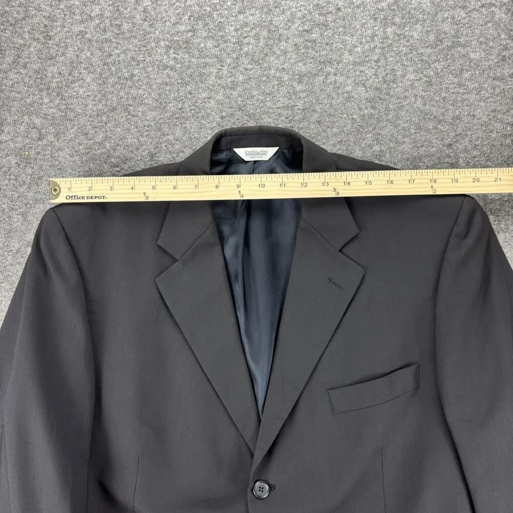 Joseph & Feiss Men’s Blazer 44T Charcoal 100% Worsted Wool 3 Button Canada